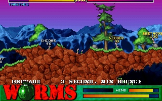 Worms forest setting
